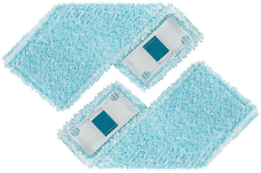 Leifheit clean twist powerclean vloerwisser overtrek - klittenband - 33 cm - super soft - 2 stuks
