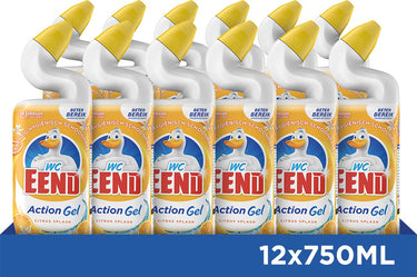 Wc-eend toiletreiniger action gel citrus splash