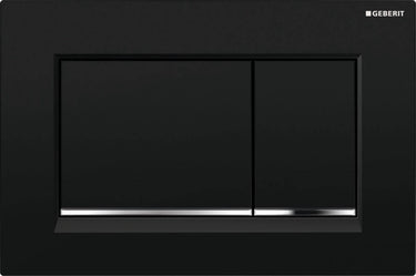 Geberit sigma30 bedieningspaneel, zwart - 115883km1