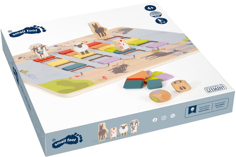 Afbeelding laden in galerijviewer, Small foot - houten spel brug oversteken dieren
