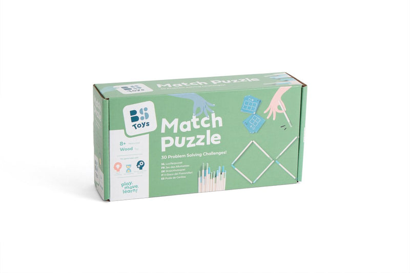 Afbeelding laden in galerijviewer, Bs toys lucifer puzzel - hout - vanaf 8 jaar - 30 mogelijkheden - educatief spel

