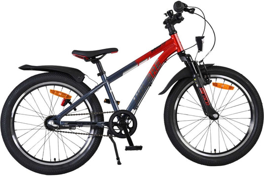 Volare xc race kinderfiets - 20 inch - rood grijs - shimano nexus 3