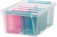 Smartstore - colour 14 opbergbox 14 liter met 6 vakverdelers - polypropyleen - transparant