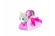 Trudi - fashion bags knuffel katje in tas 20 cm - handgemaakt in italië - pluche knuffel - knuffeldier voor jongens en meisjes - wit blauw - 17x20x11 cm maat xs