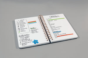 Sigel - spiraal notitieboek - a5 - jolie - hardcover - 240 pagina's - dots - 120 grams papier- sweet dots - si-jn601