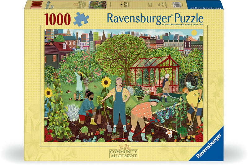 Afbeelding laden in galerijviewer, Ravensburger legpuzzel the allotment - 1000st.
