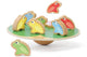 Classic world houten puzzelblokken balansspel kikker lelie 11 el.