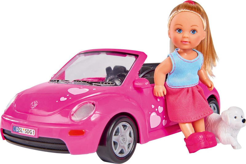 Afbeelding laden in galerijviewer, Simba - evi love - evi met beetle wagen 23cm - minipop - vanaf 3 jaar
