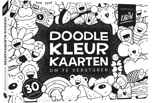 Kluitman paperfuel doodlekleurkaarten