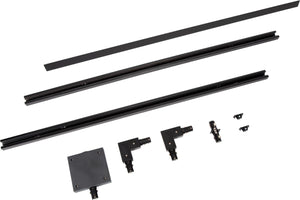 Lucide track starterset - 1-fase railsysteem railverlichting - 2 meter - zwart