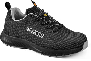 Sparco werkschoenen s3s - traction asan - zwart zilver — black — 40
