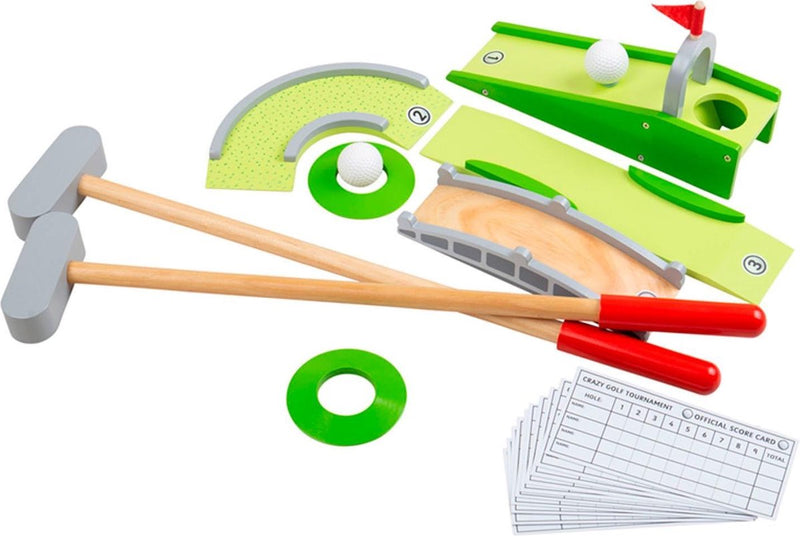 Afbeelding laden in galerijviewer, Bigjigs toys bigjigs midgetgolf hout
