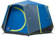Coleman octagon 8 - familietent - 8 persoons - blauw lime