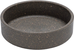 Designed by lotte katten voerbak noor - voerbak drinkbak kat - vaatwasserbestendig - bamboe - grijs - 12 cm s