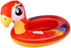 Eddy toys opblaasbare papegaai ride-on - zwemband papegaai - 118 x 75 x 70 cm - max 45 kg - met handgreep en reparatiepatch - rood
