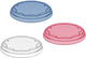 Koziol vershouddeksel, set van 3 stuks, transparant - | fresh