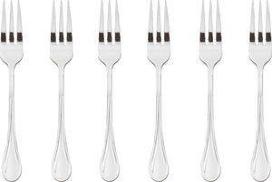 Sambonet gebaksvorkjes royal zilver 6 stuks