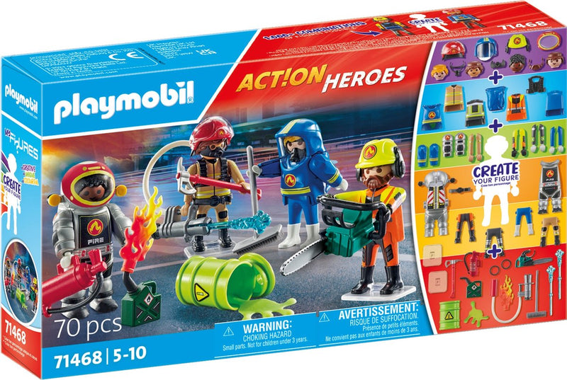 Afbeelding laden in galerijviewer, Playmobil action heroes my figures brandweer - 71469
