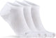 Craft core dry footies 3-pack unisex sportsokken - wit 37-39