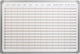 Desq jaarplanner 4123 metaal wit