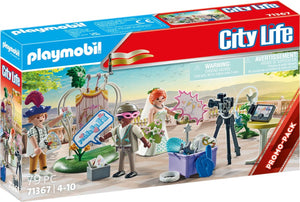 Playmobil city life promo bruidspaar met camera - 71367