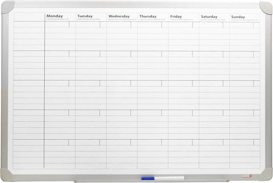 Desq planner 4122 metaal wit
