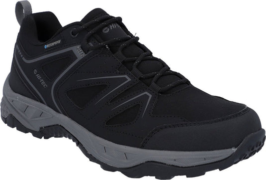 Hi-tec saunter softshell waterbestendig zwart - maat 43 wandelschoenen voor mannen