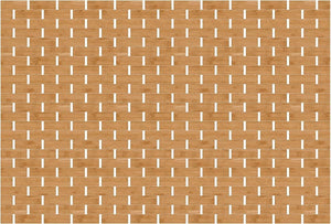 Eisl bamboe badmat douchemat - anti-slip - duurzaam - 50 x 70 cm