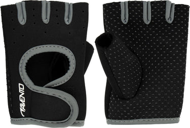 Avento fitness handschoenen neopreen - zwart grijs - l xl