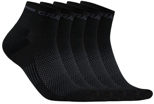 Craft active mid sock 5-pack unisex sportsokken - zwart 46-48