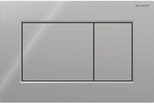 Geberit sigma01 bedieningsplaat - 2-toets spoeling - vierkant - glans chroom