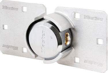 Masterlock master lock hang- en overvalslot set staal zilverkleurig 736eurd