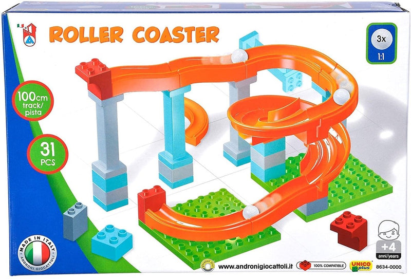 Afbeelding laden in galerijviewer, Androni knikkerbaan roller coaster set, 31dlg.
