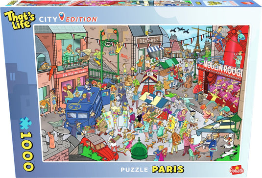 Goliath games golitath that's life city edition: parijs legpuzzel - 1000st.