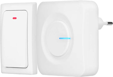 Alecto adb30wt - draadloze deurbel zonder batterijen - wit