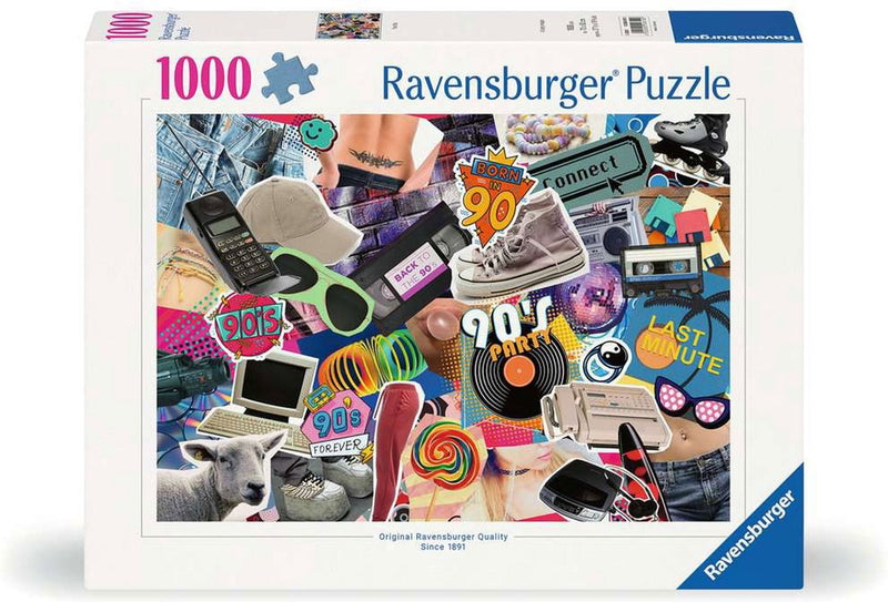 Afbeelding laden in galerijviewer, Ravensburger puzzel de jaren 90 - legpuzzel - 1000 stukjes
