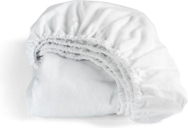 Cinderella - premium molton hoeslaken - tot 35 cm matrashoogte - 90x210 cm - wit