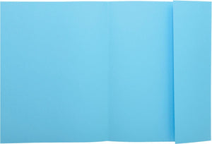 Exacompta super 160 pak van 100 mappen met 1 klep - 24x32cm - - lichtblauw - 348006e