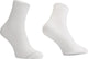 Bbb cycling fietssokken wit - 3 paar - lengte: 13cm - duurzame wielrensokken zomer - maat 39 43 - fietssokken heren en dames - combifeet bso-20