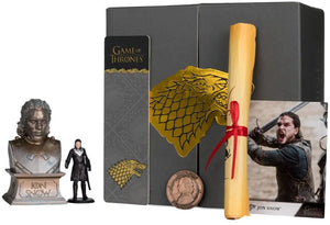 Mcfarlane toys game of thrones collector box jon snow mini-figuur