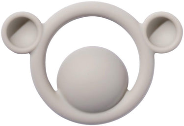 Moluk nogi beer beige, tactiele bijtring, in siliconen rubber, in doos 12.5x2x8.5cm, 0+