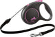Flexi | rollijn black design cord roze m