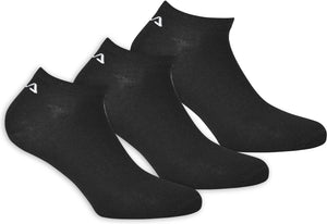 Fila - invisible socks 3-pack - sneakersokken - 39-41 - zwart 39-42