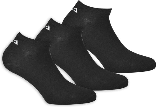 Fila - invisible socks 3-pack - sneakersokken - 43-46 - zwart 43-46
