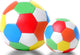 Engelhart zachte softbal 15 cm – meerkleurig – 32 panels – foam speelbal – recreatieve bal – sport- en spelbal – kindvriendelijk speelgoed –