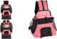 Flamingo hondenrugzak – draagtas hond – draagtas kat – xanty roze – 29x23x38cm – buikdrager – verstelbare riemen – puppy – kleine rassen