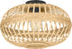 Eglo amsfield plafondlamp - e27 - ø 45 cm - hout, bamboe - bruin zwart