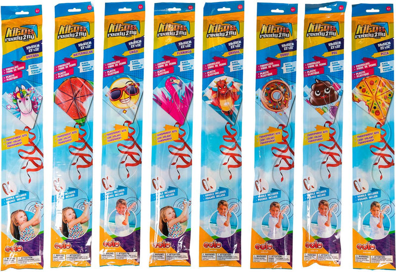 Afbeelding laden in galerijviewer, Kites ready 2 fly thema vliegers ruit display, 24st.
