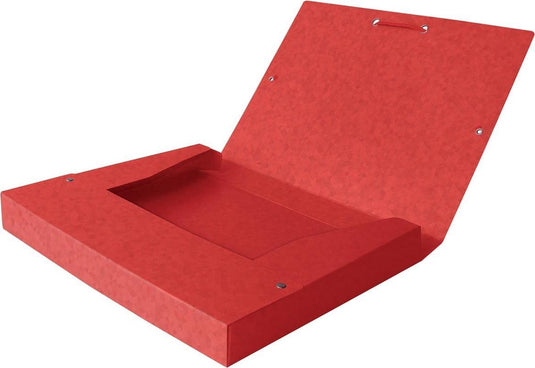 Oxford elba elastobox top file+ rug van 4 cm, rood