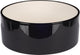 Flamingo voerbak hond – eetbak hond keramiek – stijlvolle zware keramische kom – ø20 cm – 1,7l – eet- en drinkpot rocky rond zwart wit